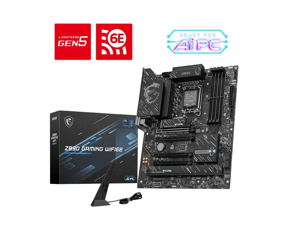 MSI MSI Z890 GAMING WIFI6E Intel motherboard — product photo