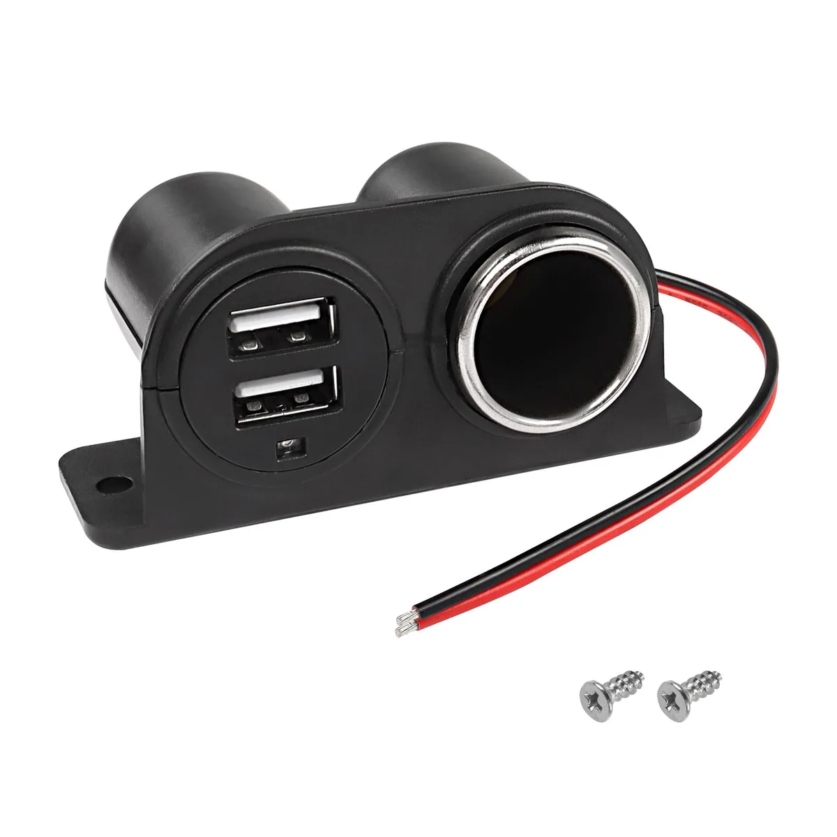 Dell MIli020 3.1A 12/24V Dual USB Car Power Adapter — product photo