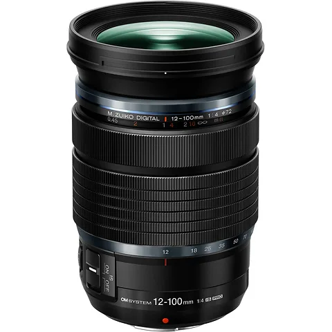 Olympus America Inc. Olympus America Inc. V335270BW000 M.Zuiko Digital ED 12-100mm f/4.0 IS PRO camera lens — product photo