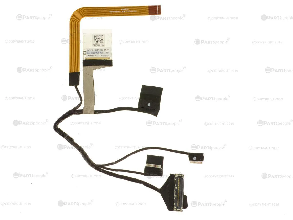 DELL DELL Latitude 7390 2-in-1 13.3" Touchscreen FHD LCD Ribbon Cable 2HK08 Thin Cam — product photo