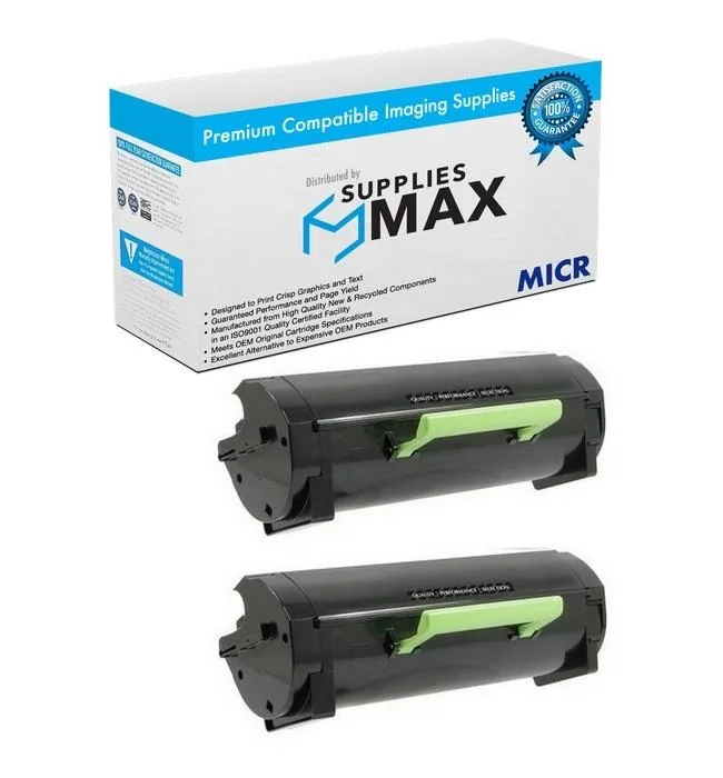 SuppliesMax SuppliesMax 2SYB2360-MICR Toner Cartridge 2 Pack 8500 Page Yield — product photo