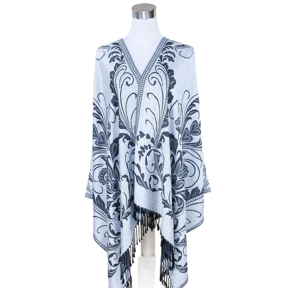 Ankarsrum Original USA Ankarsrum Original USA Paisley Pashmina Shawl Grey — product photo