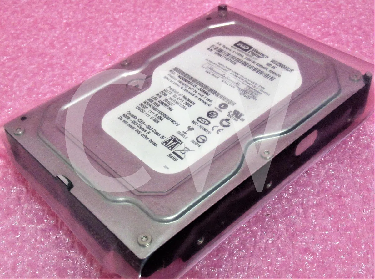 Western Digital Western Digital WD2500AVJS 250GB 7200RPM 3.5" SATA internal hard drive — product photo