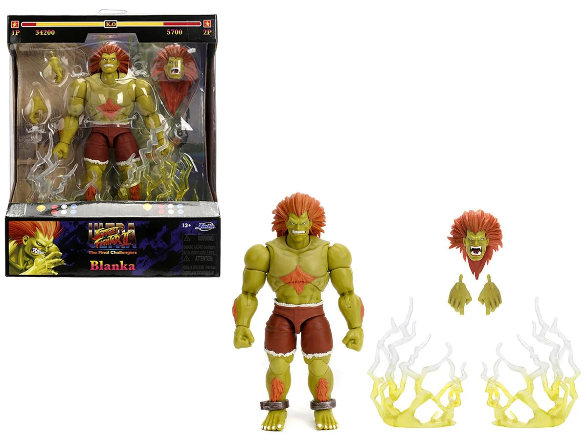 Jada Jada Blanka 7.5" Moveable Figure Ultra Street Fighter II 2017 — product photo