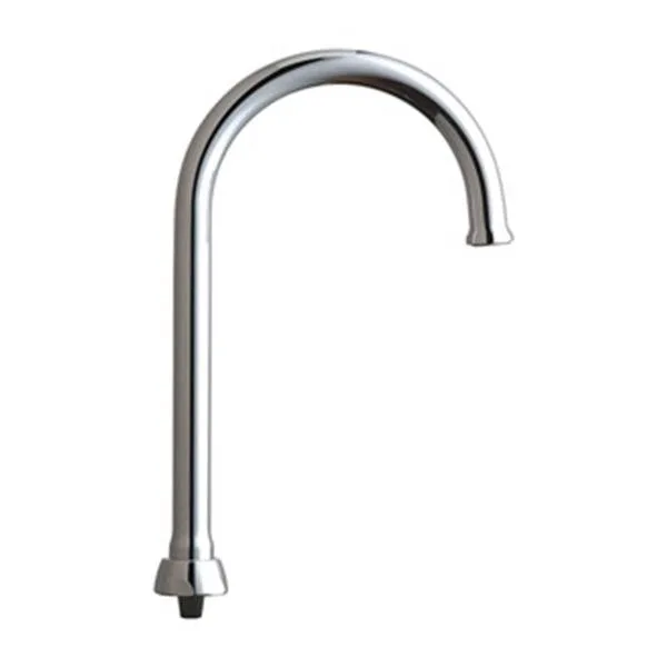CHICAGO FAUCET COMPANY CHICAGO FAUCET COMPANY Gooseneck Spout Brass 895-ABCP — product photo