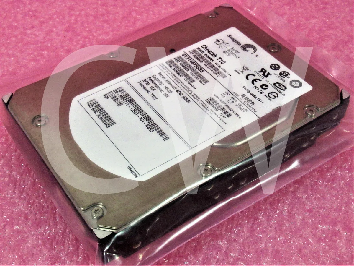 DELL DELL ST3146755SS 146GB 10000RPM SAS 3.5in internal hard drive — product photo