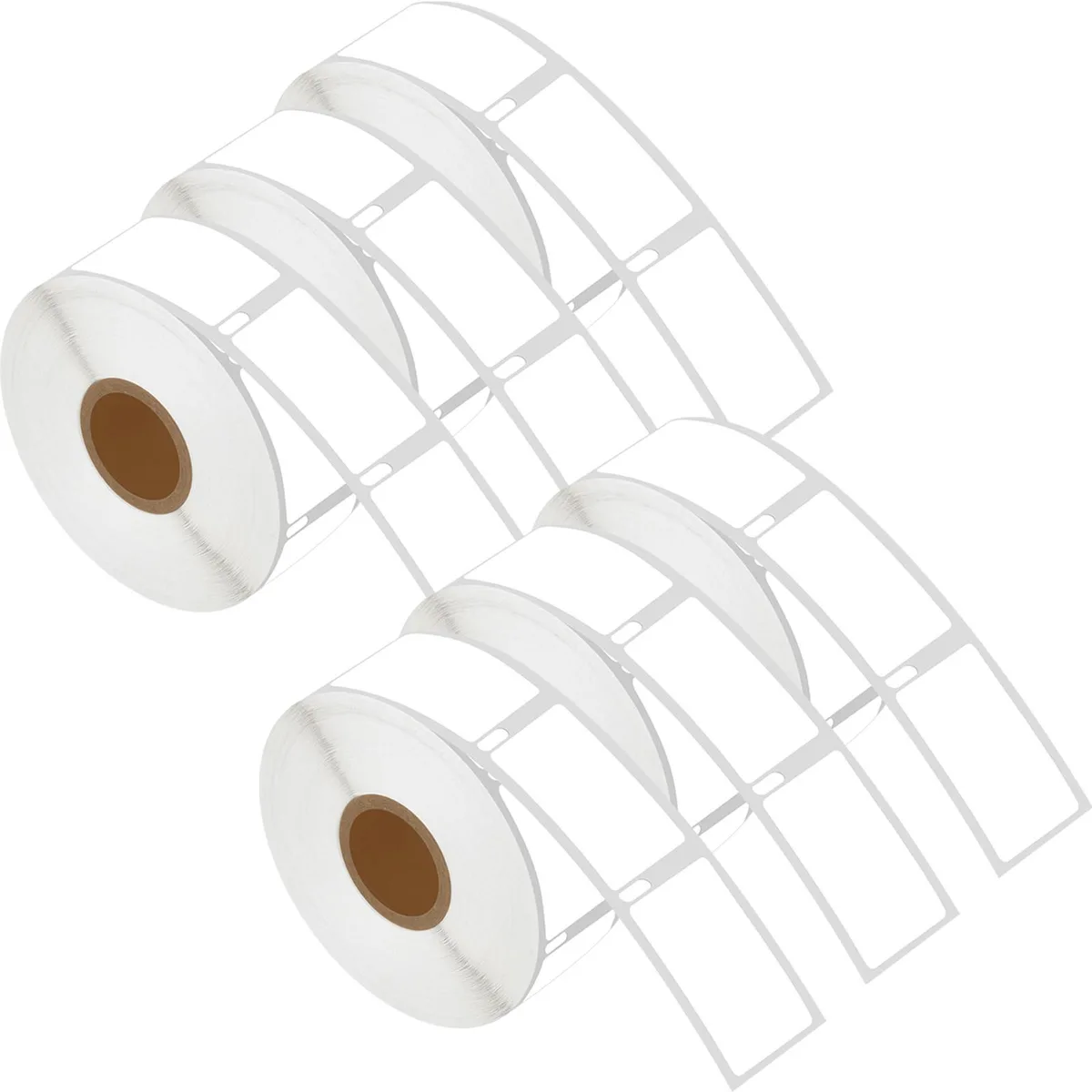 GREENCYCLE GREENCYCLE DM-30347 1" x 1-1/2" Book Spine Labels 6 Rolls 750 Labels Per Roll — product photo