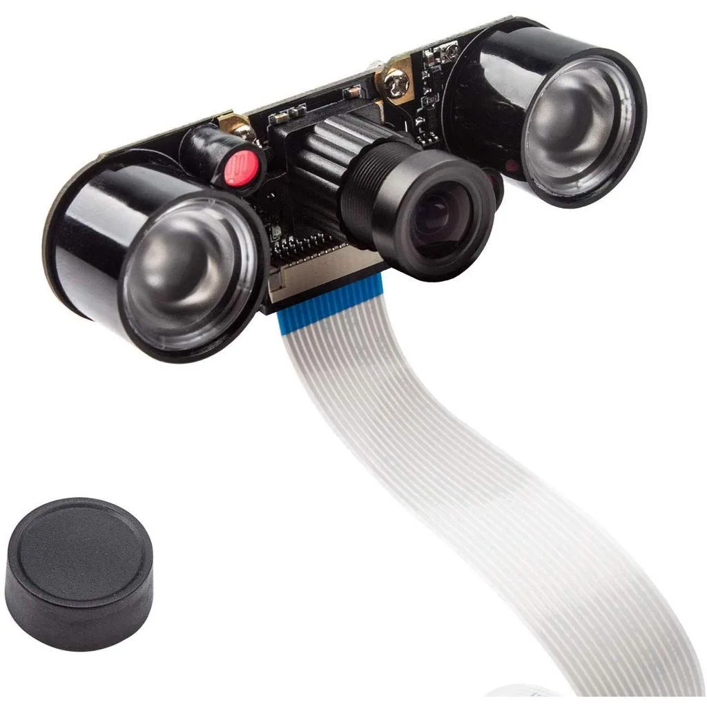 BONAEVER BONAEVER 5MP Raspberry Pi Camera Module Night Vision Adjustable Focus 1080p — product photo