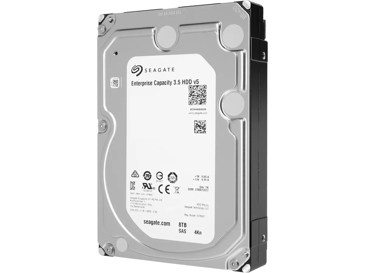 Seagate Seagate ST8000NM0065 8TB 3.5" 7200 RPM SAS 12Gb/s 256MB Cache 4Kn Internal Hard Drive — product photo