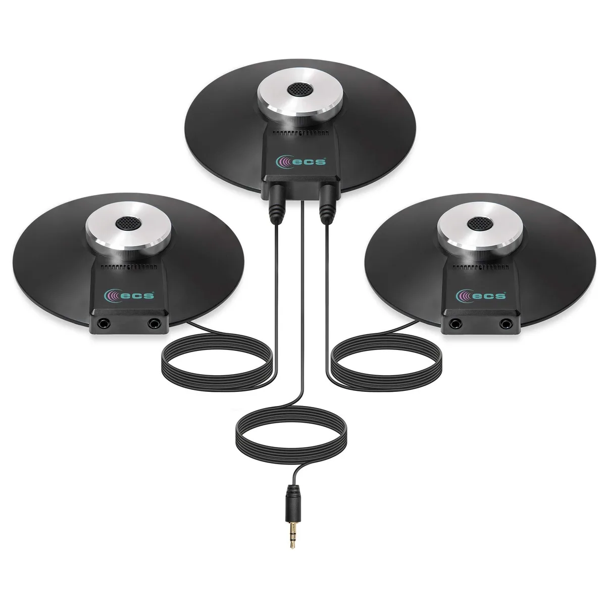 Bipra Bipra WordForum 3.5mm TRS 360 Omnidirectional Conference Microphone 3 Pack 2 in 1 accessory — product photo