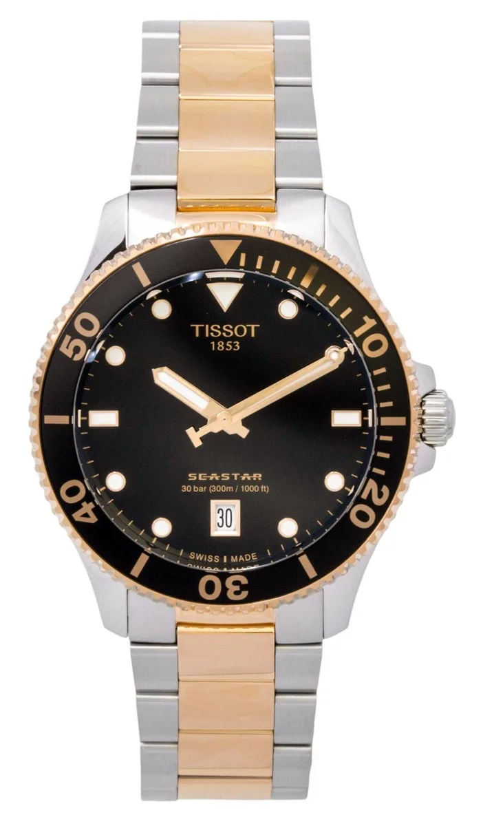 Tissot Tissot SeaStar 1000 Two Tone 40 mm 300M Quartz Watch — product photo