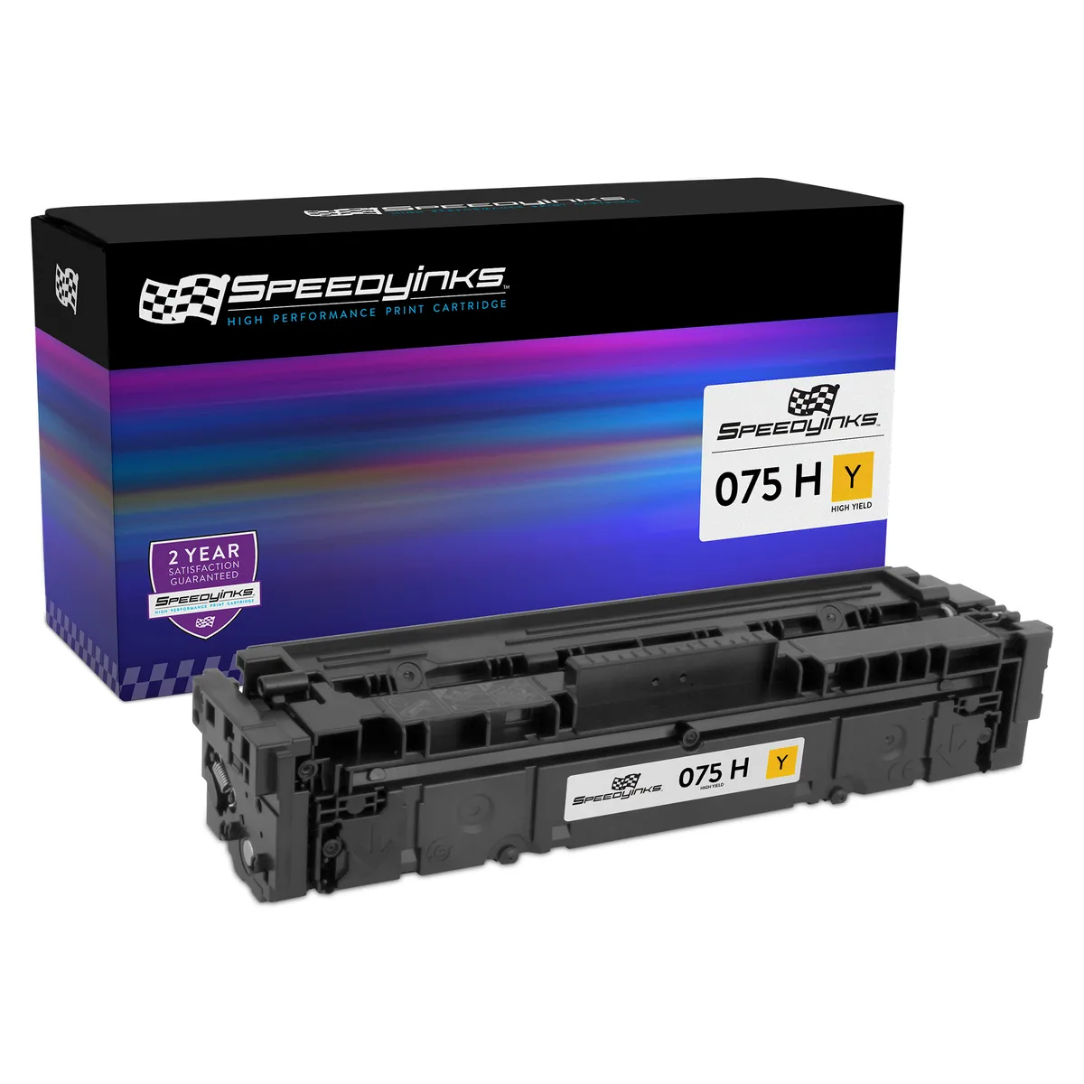 SpeedyInks SpeedyInks Canon 075 H Yellow toner cartridge 2500 pages — product photo