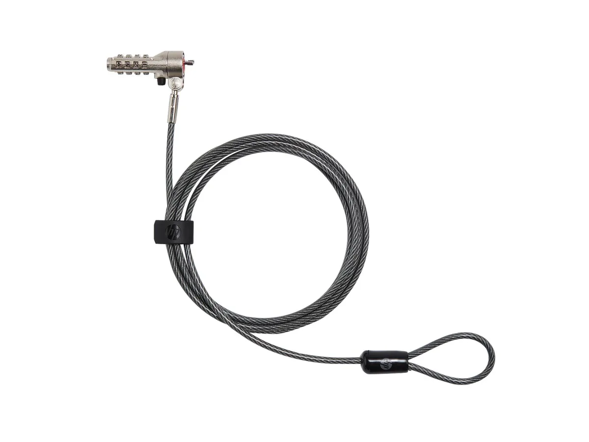 HP HP 63B31AA Surveillance Security System Nano Combination Cable Lock — product photo