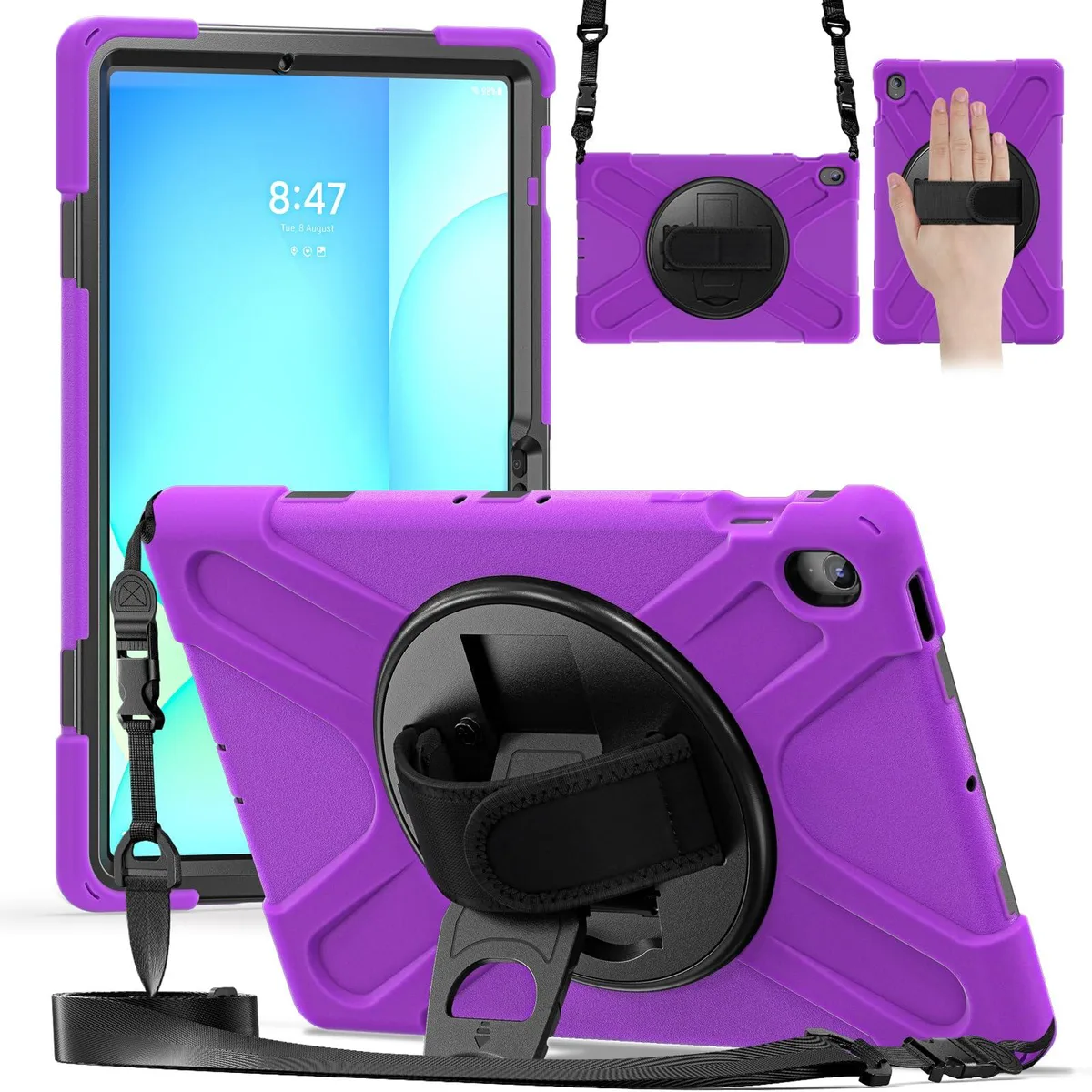 Timoom Timoom SM-X620 Shockproof Case for Galaxy Tab S10 FE+ 13.1" 2025 Purple accessory — product photo