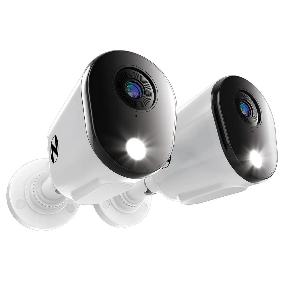 Night Owl Security Products Night Owl Wired 2K Deterrence Cameras 2-Way Audio 2 Pack 60 ft Cable — product photo