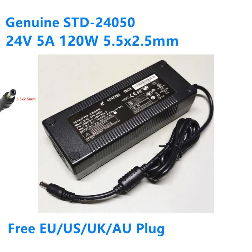 Graviton Graviton STD-24050 24V 5A 120W 5.5x2.5mm AC Adapter — product photo