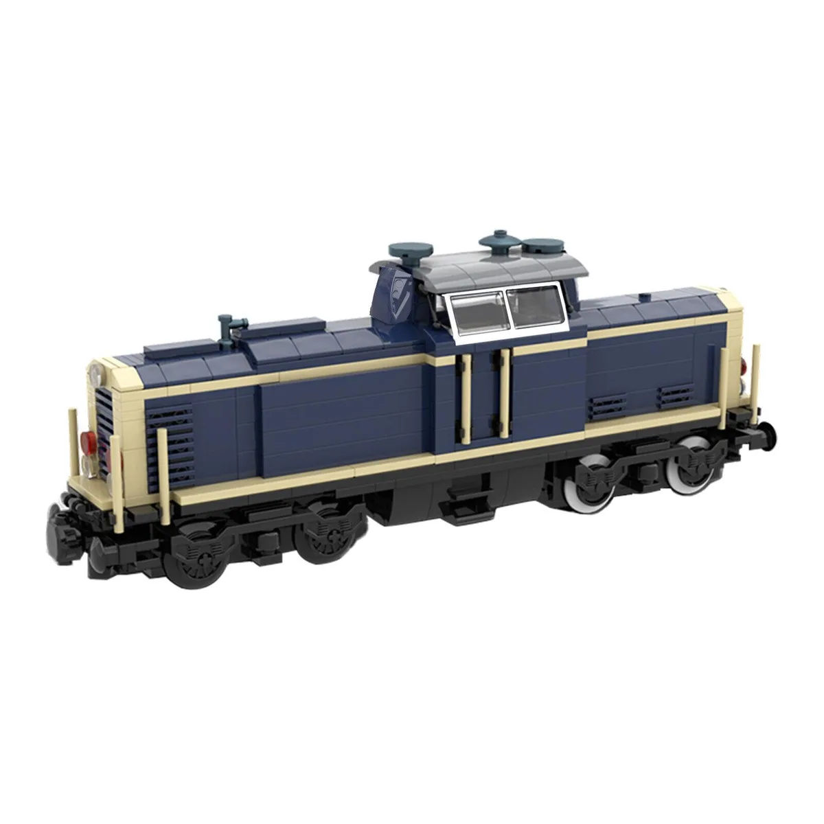 ZITIANYOUBUILD ZITIANYOUBUILD V100 German Cargo Locomotive Building Kit 496 Pieces — product photo
