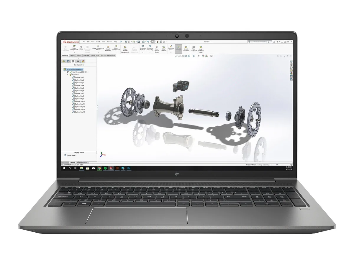 HP HP Zbook Power G8 laptop i7-11850H 16GB 256GB T1200 15.6 FHD — product photo