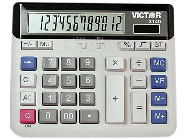 Victor Victor 2140 12-Digit Desktop Calculator Off White — product photo