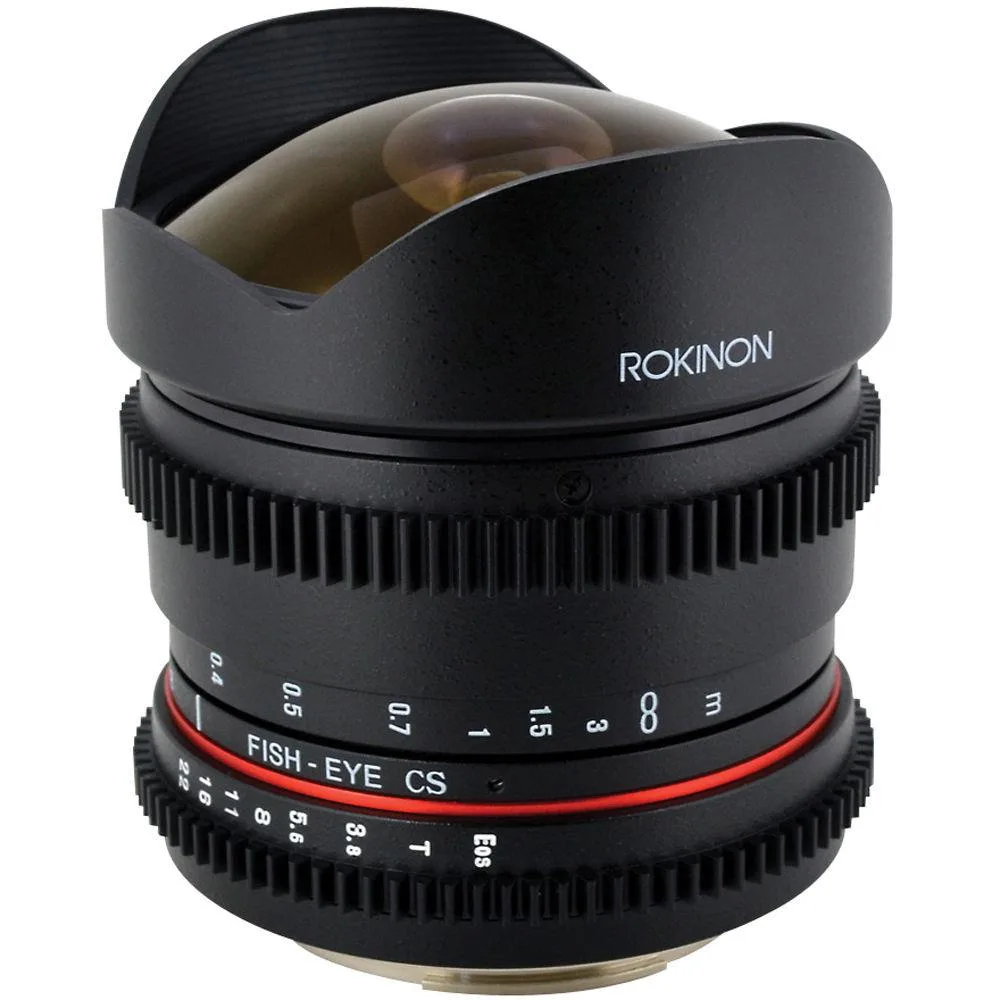 Rokinon Rokinon 8mm T/3.8 Fisheye Cine Lens Sony E with Removable Hood — product photo
