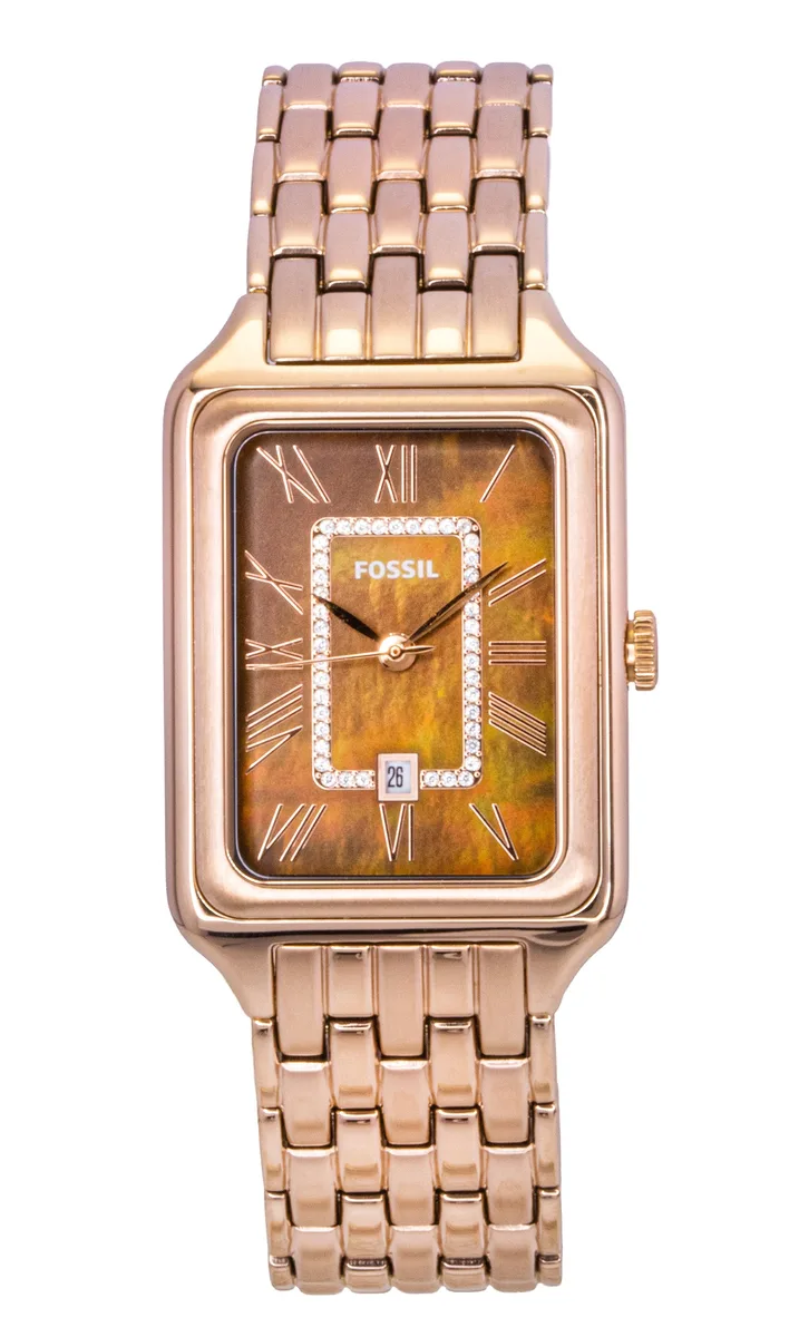 Fossil Fossil Raquel ES5323 Rose Gold Brown Mother-of-Pearl Dial Quartz Watch — product photo