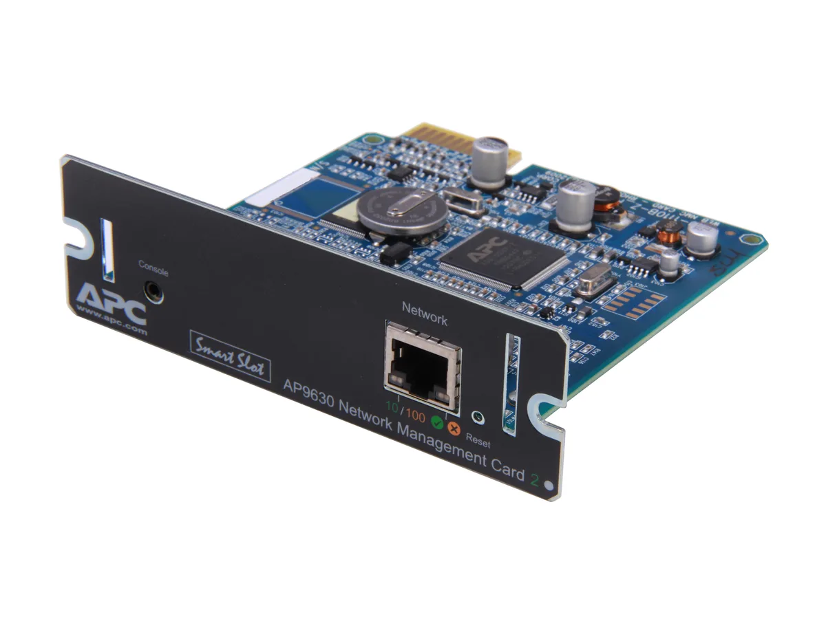 APC APC AP9630 UPS Network Management Card SmartSlot 10/100 RJ-45 — product photo