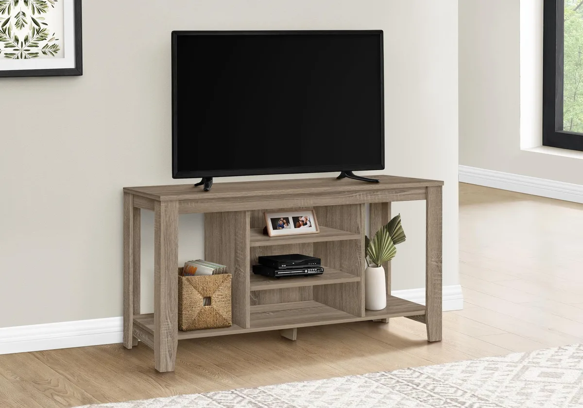 tuphen tuphen TV Stand 48 Inch Home Entertainment Brown Laminate — product photo