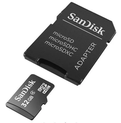 SanDisk SanDisk Class 4 microSDHC 32GB with Adapter — product photo