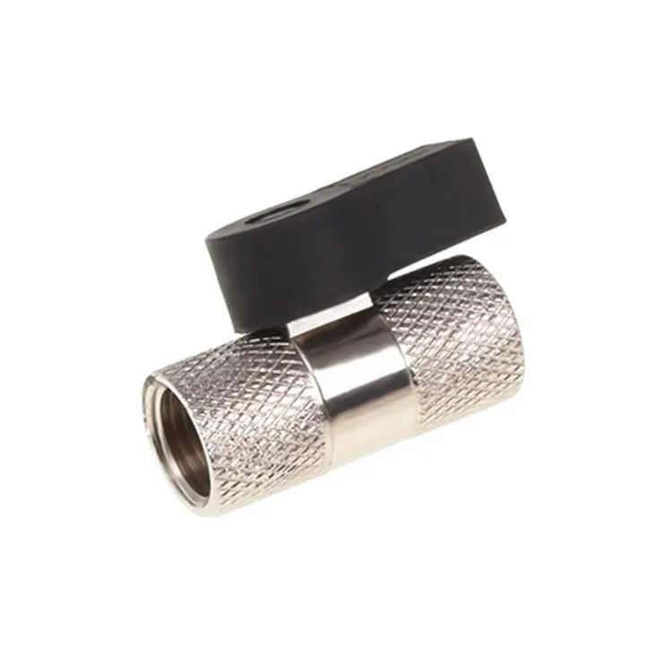 Alphacool Alphacool G1/4" 2-Way Ball Valve Chrome 17353 — product photo
