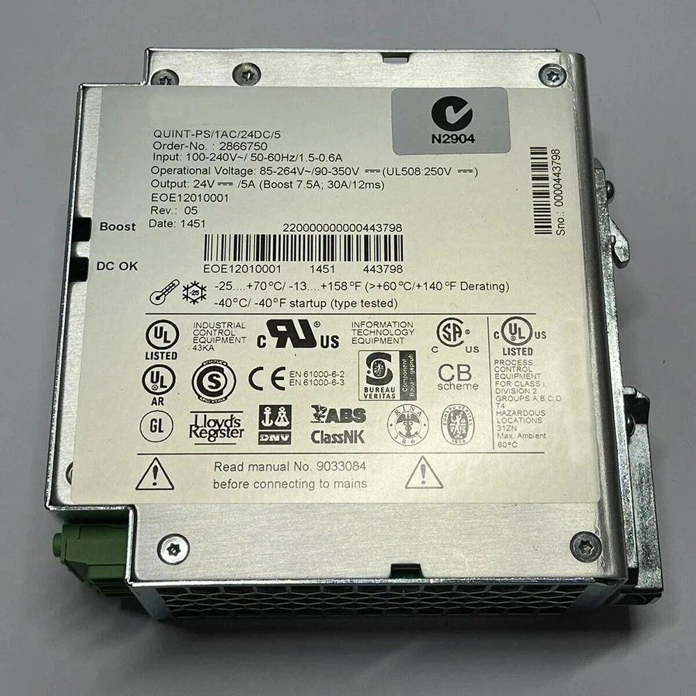 KHACHIMO KHACHIMO QUINT-PS/1AC/24DC/5 2866750 power supply — product photo
