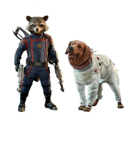 Hot Toys Hot Toys MMS708 Rocket &amp; Cosmo 1/6 action figure set — product photo