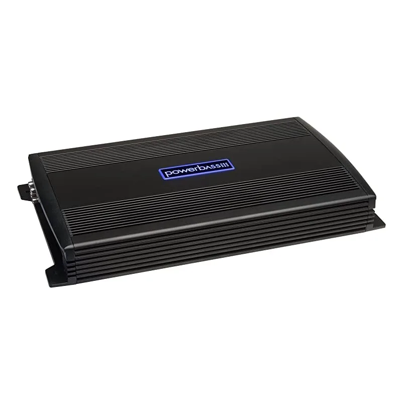 Kubebath ASA3-1500.1D 1500W Class D amplifier extruded chassis light-up badge