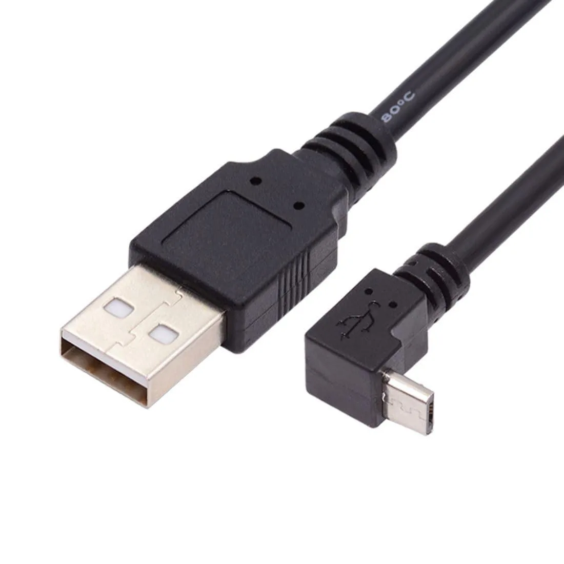 LORDWORLD LORDWORLD USB 2.0 Micro USB 90° Angled Cable 1.5 m — product photo