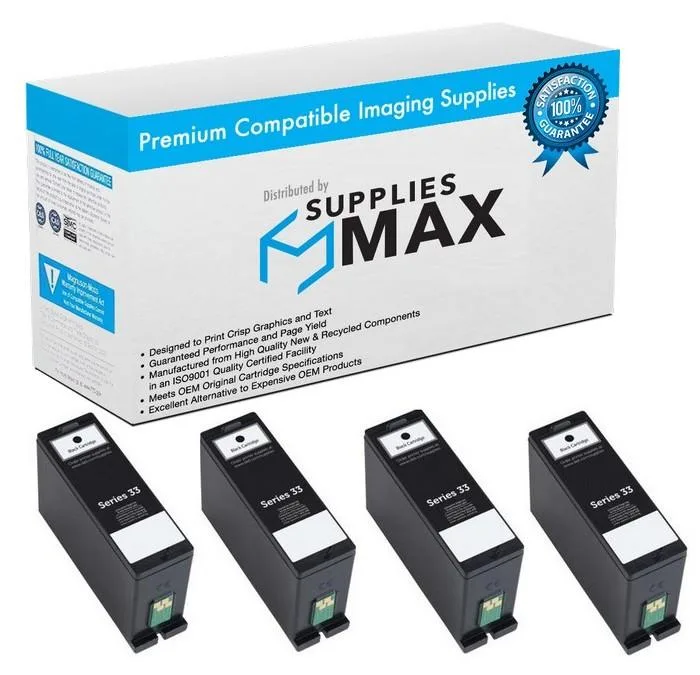 SuppliesMax SuppliesMax Dell S314BLK Compatible Inkjet Cartridge 4 Pack 750 Pages — product photo