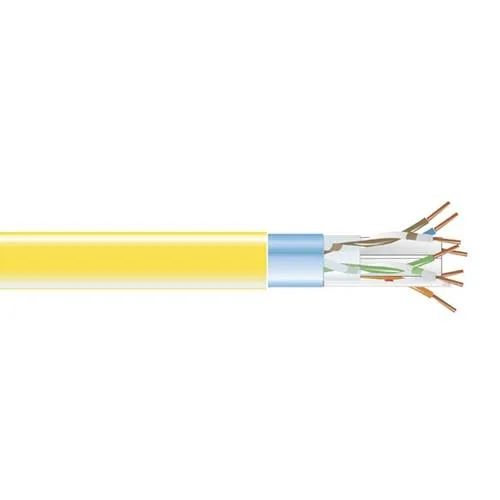 Black Box Corporation Black Box EVNSL0614A-1000 network ethernet cable Category 6 1000 ft Yellow — product photo