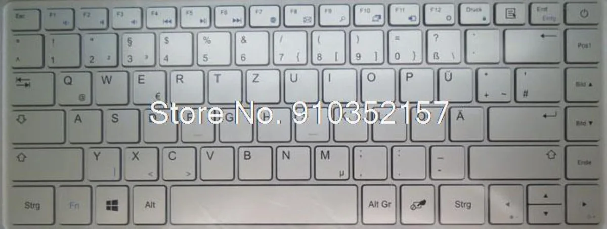 Graviton Graviton Replacement Keyboard for Teclast F6S German GR Silver — product photo