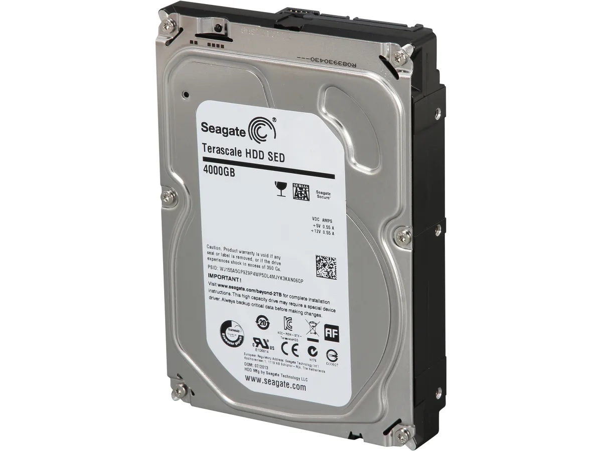 Seagate Seagate ST4000NC000 4TB 5900 RPM 64MB SATA 6.0Gb/s 3.5" internal hard drive — product photo