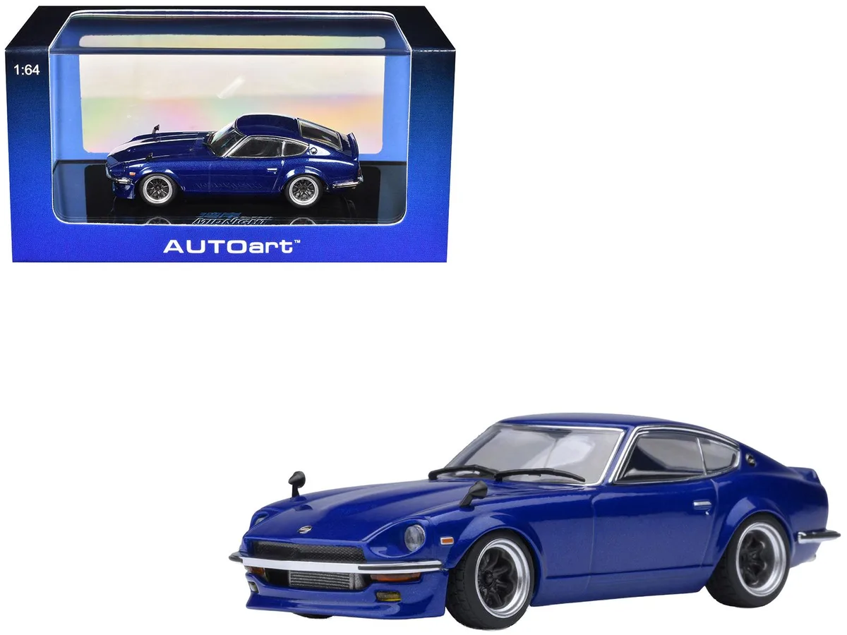 Autoart Autoart Nissan Fairlady Z RHD "Akuma No Z" Blue Metallic Manga 1/64 hobby collectible — product photo