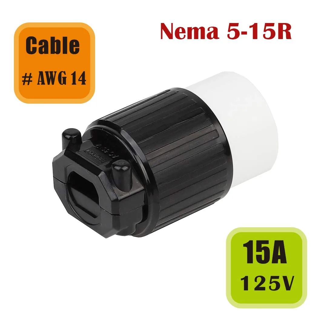 TeKit TeKit 5-15R Female Cord Connector 15A 125V 60Hz — product photo