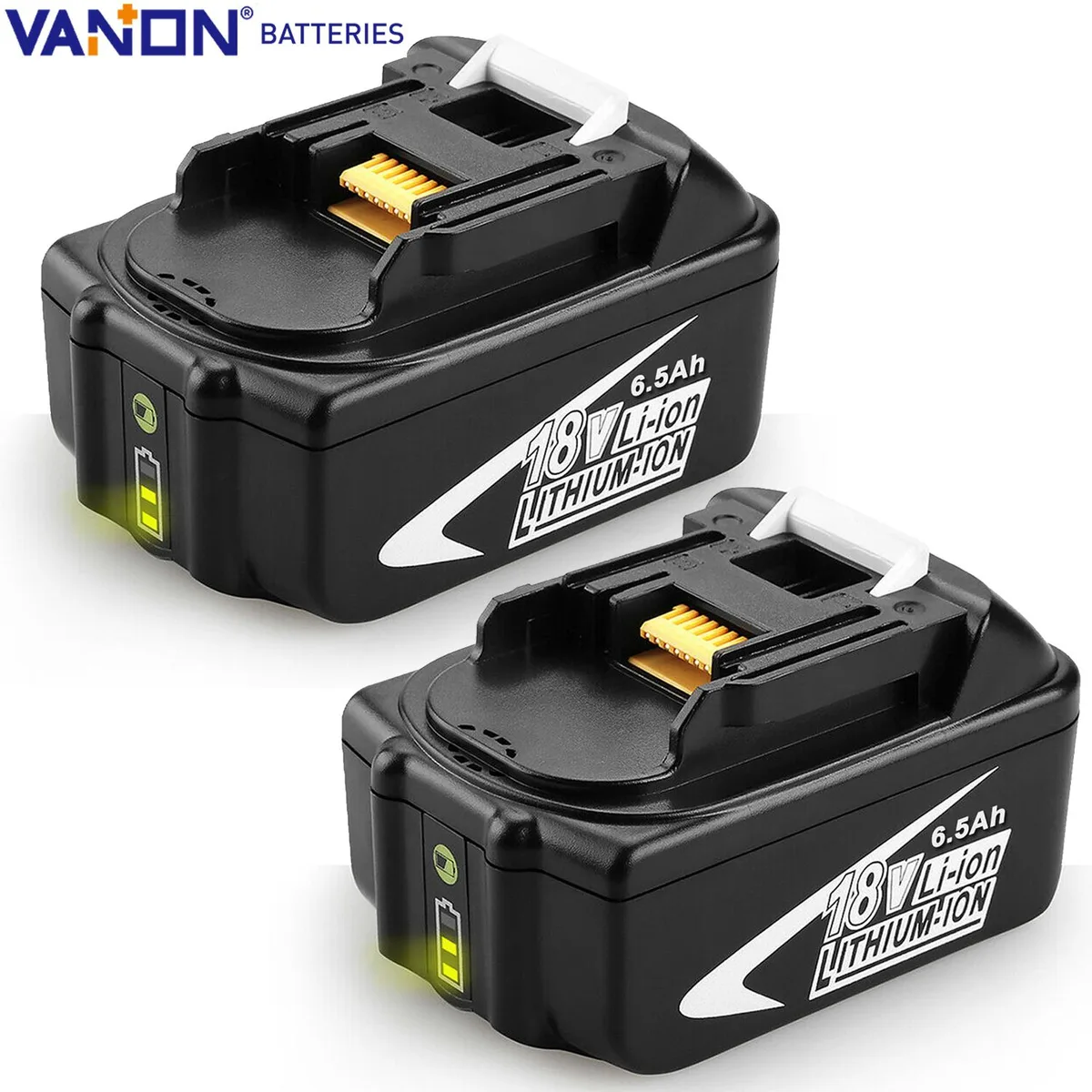 THISS THISS 18V 6.5Ah Li-ion Battery 2 Pack for Makita LXT — product photo