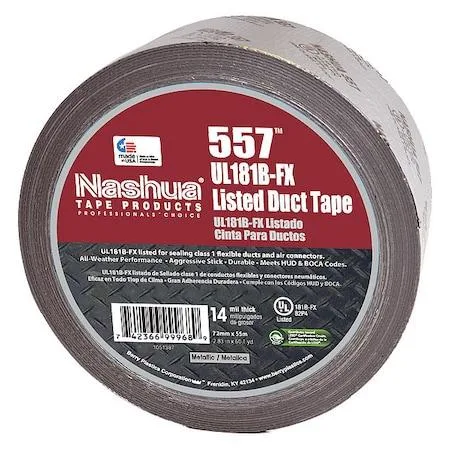 NASHUA NASHUA 557 Duct Tape Silver 60 yd 2-3/4 in 14 mil — product photo