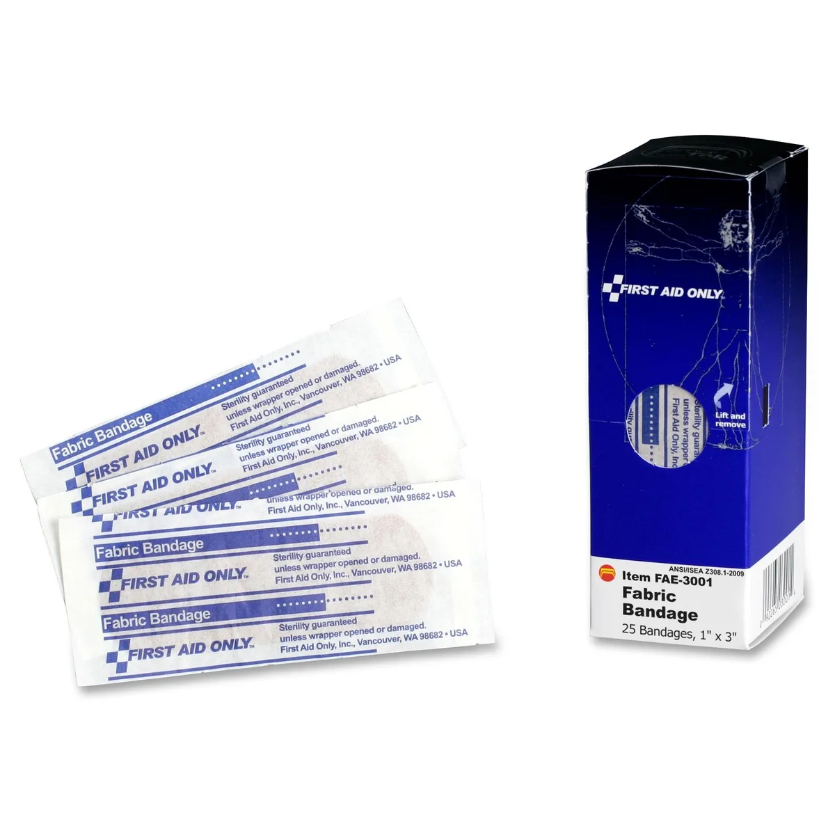 First Aid Only First Aid Only FAE3001 inventory supply 25/Box — product photo