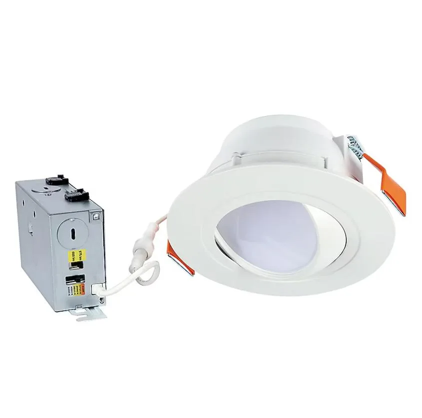 Halo Halo RA Series 6-in 900-Lumen Switchable White Gimbal Downlight — product photo