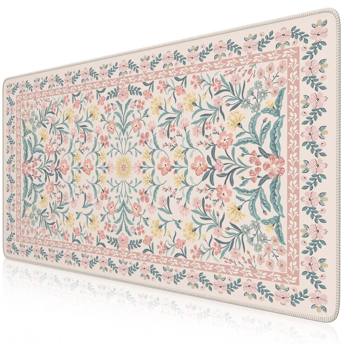 Keychron Large Mouse Pad 40x90 Pink Floral 35.4 x 15.7 inches 2mm — product photo