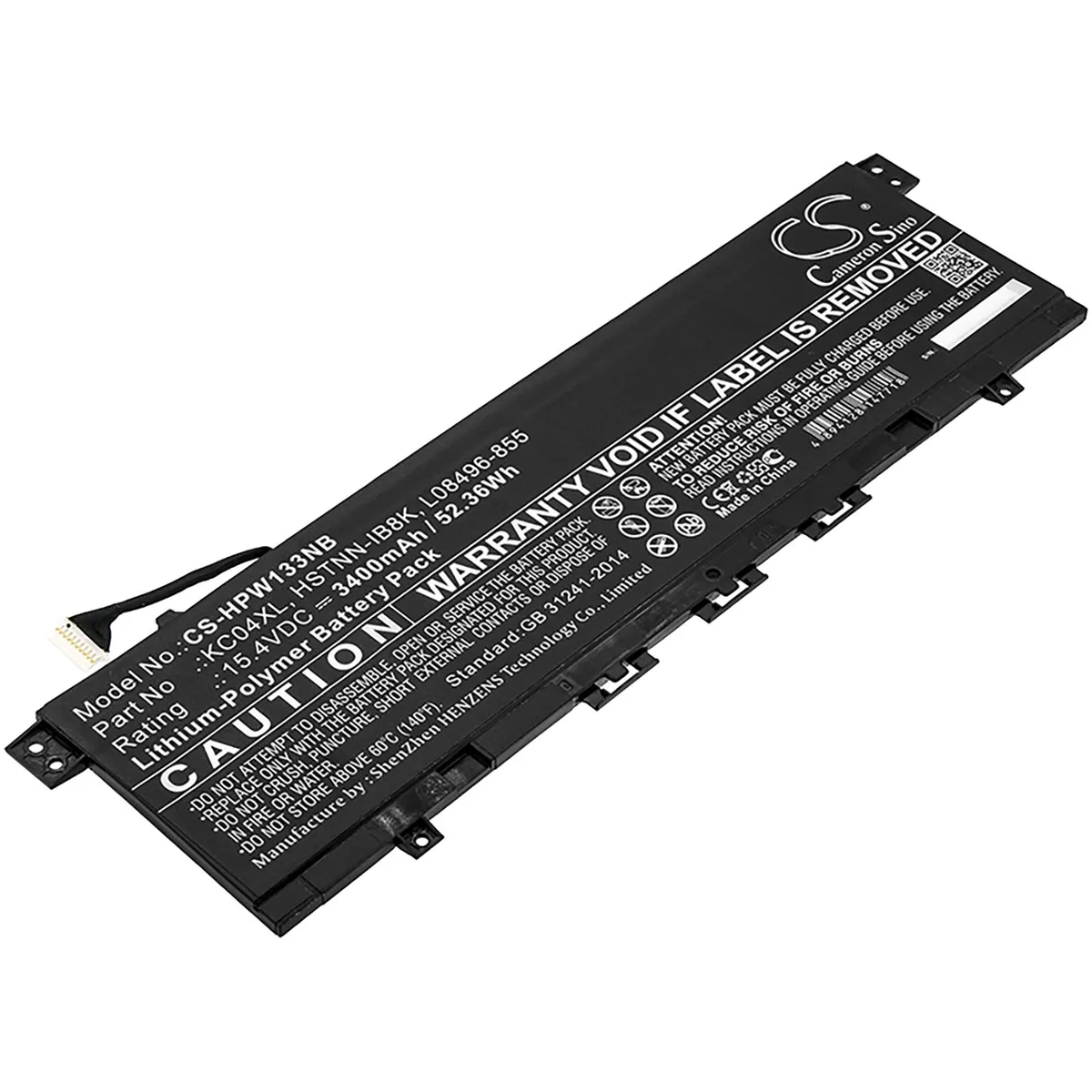 Cameron &amp; Co Cameron &amp; Co DS-CS-HPW133NB 3.4 Ah laptop battery — product photo