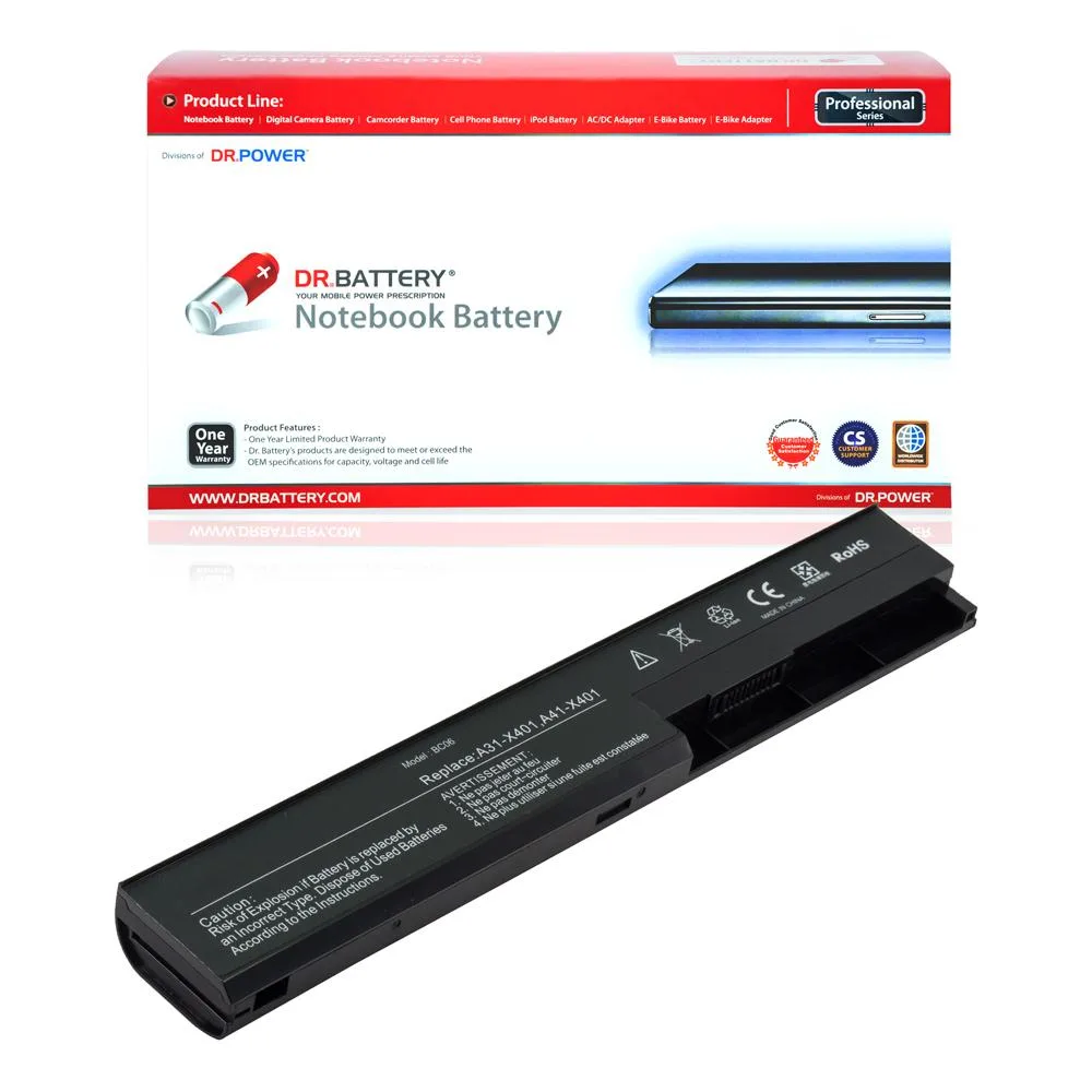 Dr. Battery Dr. Battery A32-X401 10.8V 4400mAh laptop battery — product photo
