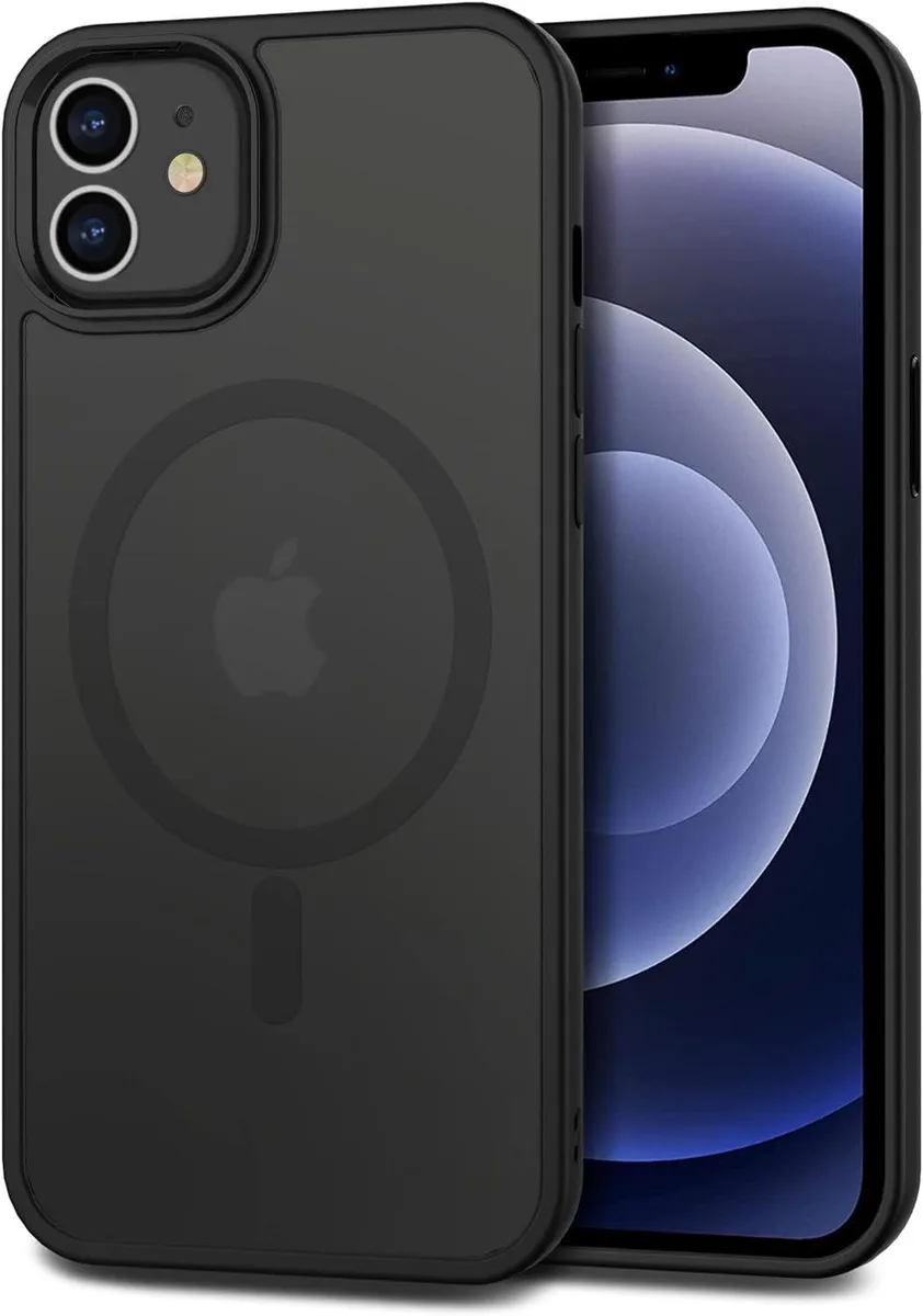 PISKEKAT PISKEKAT Magnetic Case iPhone 12/12 Pro 6.1 inch Matte Black — product photo