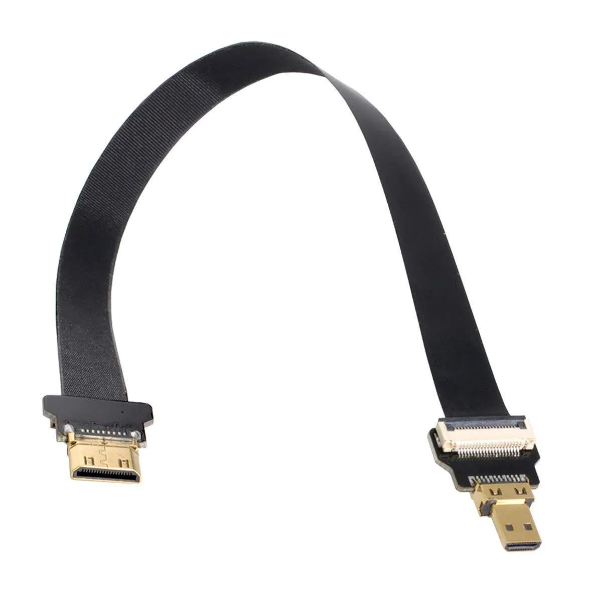 LORDWORLD LORDWORLD Mini HDMI to Micro HDMI FPC Cable .5m 1080P — product photo