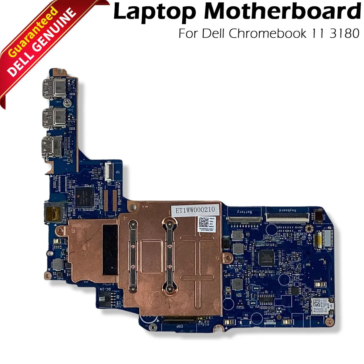DELL DELL Chromebook 11 3180 Motherboard Intel Celeron N3060 4RXP1 laptop replacement part — product photo