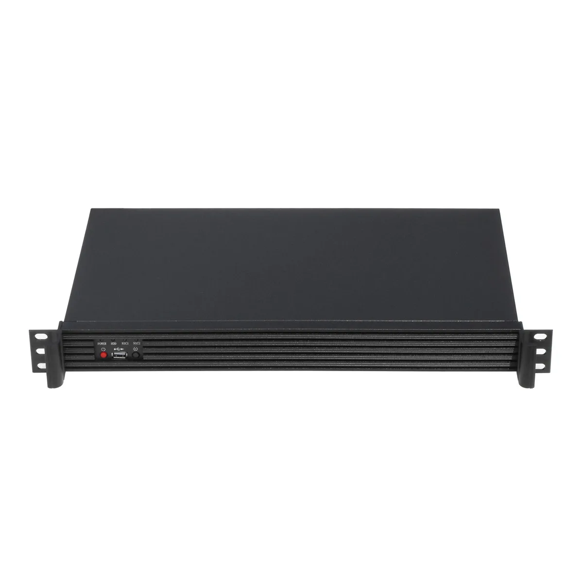 Shenzhen Junxiangcheng Technology Co., Shenzhen Junxiangcheng Technology Co., 1U Server Chassis 19" 44mm Mini-ITX Aluminium Front — product photo